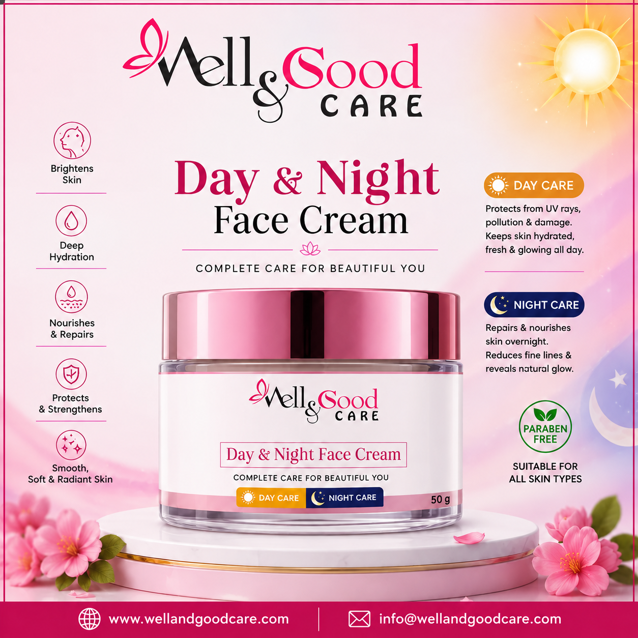 content (20) Day & Night Face Cream - Image 1