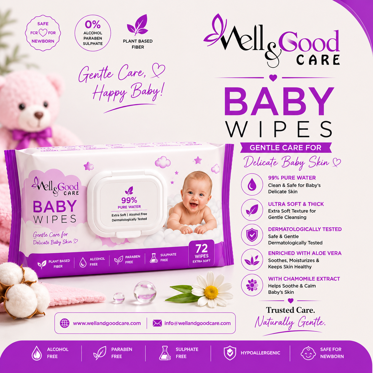 content (46) Baby Wipes - Image 1