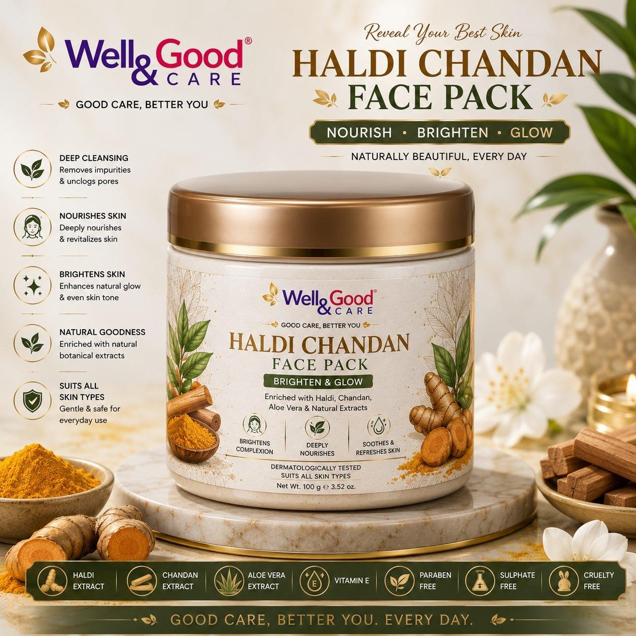 no_name (10) Haldi Chandan Face Pack - Image 1